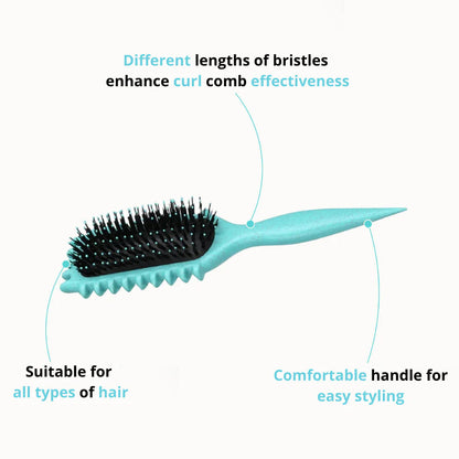 CurlCrafter™ | The 5-in-1 Curl Definition Brush That Transforms Your Curls in Half the Time